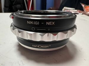 Ｋ＆Ｆ CONCEPT　マウントアダプター　NIKON NIK(G)-NEX 変換アダプター　ＵＳＥＤ