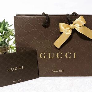 グッチ 「 GUCCI 」ショッパー 小物用 封筒付き (2048) GG型押し 正規品 付属品 ブランド紙袋 ショップ袋 小物箱サイズ 折らずに配送