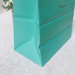 ティファニー「TIFFANY&Co.」ショッパー 小物箱サイズ (3044) 正規品 付属品 ショップ袋 ブランド紙袋 封筒付き 折らずに配送の画像7