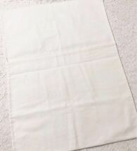 クリスチャン・ルブタン「Christian Louboutin」バッグ保存袋 (2925) 正規品 付属品 布製 起毛生地 厚め ホワイト フラップ型 46×38cm_画像4