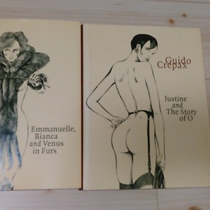 Guido Crepax グイド・クレパックス・画 「美徳の不幸」「Ｏ嬢の物語」「エマニュエル」「毛皮を着たビーナス」洋書２冊の画像1
