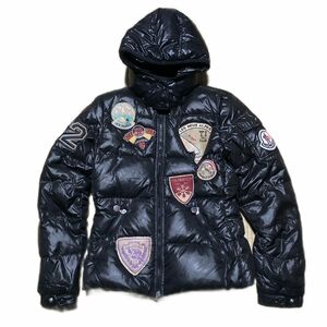 希少　MONCLER モンクレール ダウンジャケット　バディアスペシャル　限定品　ヴィンテージ加工　レディース サイズ0