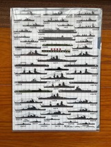 新品 帝国海軍 クリアファイル 大日本帝国　海軍 軍艦 大全 自衛隊高田駐屯地内売店_画像1