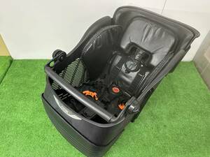 【s843】【中古品】 OGK オージーケー 自転車用チャイルドシート 子供乗せ フロント用 HBC-005DX-MC 体重15㎏以下 ブラック