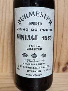 [1985]Burmester Vintage Port ヴィンテージポート　バーメスター ポートワイン ポルトガル 750ml