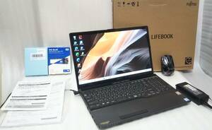 富士通LIFEBOOK AH77/D3 Win11 美品 Core i7 第9世代 CPU9750H メモリ16GB Fhd1920x1080 新品M.2SSD 1TB+新品SSD512GB Office2021 Blu-ray