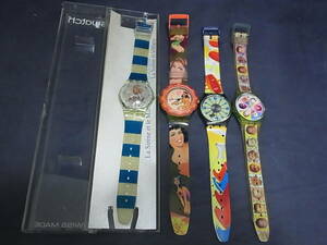 636★100円～★SWATCH スウォッチ 腕時計■4個セット