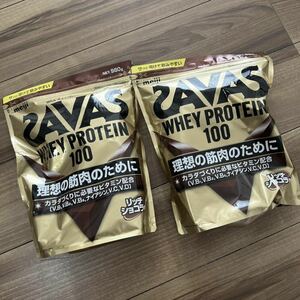 【送料無料】ザバス ホエイプロテイン100 リッチショコラ 980g×2 ウエイト SAVAS 筋トレ ダイエット トレーニング ボディビル 格闘技