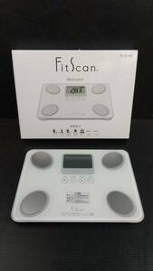 湘/TANITA/FitScan/FS-101-WH/動作確認済/体組成計/体重体脂肪率/ヘルスメーター/タニタ/11.24-155 MO