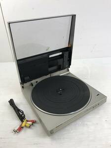 湘/Technics/レコードプレーヤー/SL-5/通電確認済/動作不可/ターンテーブル/オーディオ機器/松下電器/11.24-91 ST