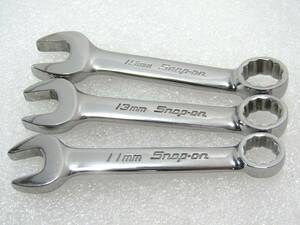 ●スナップオン．Snap-on OXIM11B/13B/15B コンビネーションレンチ,ショート 3本SET ！●レターパックライト370円にて郵送致します。