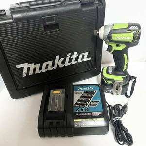 マキタ インパクトドライバーTD136d 14.4v 充電器セット ライム