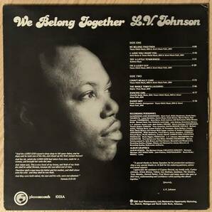 ★ オリジナル盤 L. V. Johnson / We Belong Together （送料無料）の画像2