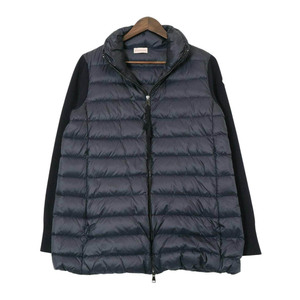 モンクレール CARDIGAN TRICOT ニット 切替 ダウンジャケット 9B512 00 A9018 レディース ネイビー MONCLER 中古 【アパレル・小物】