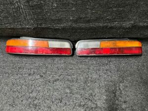●S13 シルビア 純正テールランプ 左右 LR Silvia 13 中古 割れあり ドリ車 NISSAN 日産 Genuine Tail Lamp 