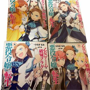 乙女ゲームの破滅フラグしかない悪役令　４ （ＺＥＲＯ－ＳＵＭ　ＣＯＭＩＣＳ） ひだか　なみ　画