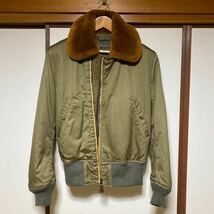 美品 BUZZ RICKSON'S フライトジャケット Type B-15 40 L ROUGHWEAR CLOTHING BR14390 東洋エンタープライズ _画像1