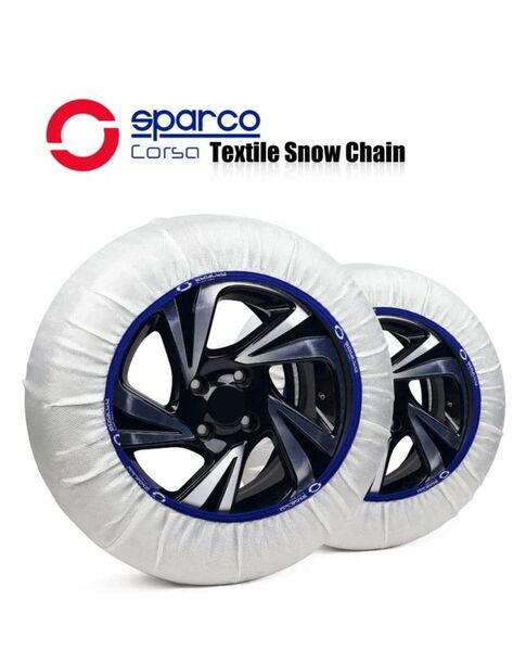 sparco 布 タイヤ チェーン スノーソックス S 非金属 欧州製