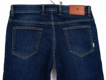 【新品未使用】PT Torino Denim ピーティートリノ◆33◆Reggae クロップ丈◆ウオッシュド インディゴ ブルー ストレッチ デニム パンツ_画像7