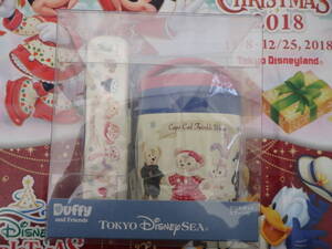  prompt decision new goods Tokyo Disney si- Christmas Duffy . lunch box Delica pot set spoon attaching tu ink ru winter 2018!TDL35 anniversary 