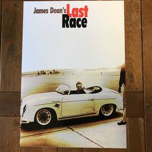 ポスター★ジェームス・ディーン ポルシェ356スピードスター 最後のレース (James Dean) レア★Porsche356/550/理由なき反抗/エデンの東