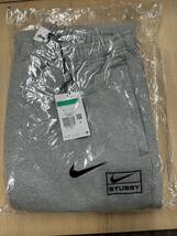 Stussy　×　Nike　Fleece Pants Grey　ナイキ×ステューシー　フリースパンツ　USサイズXL_画像1