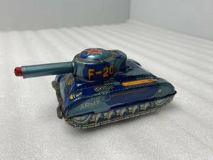 ★当時物 日本製★ブリキ ミニカー F-20 戦車 昭和 レトロ【中古/現状品】