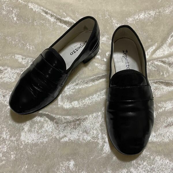 【外観美品】repetto レペット マイケル ブラック 37 23.5