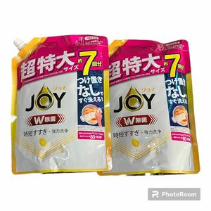 JOY ジョイ　食器洗剤　超特大サイズ910ml×2 レモン