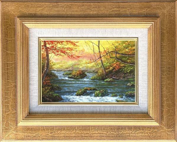 ◎Kenzo Seki Autumn Oirase Stream (SM) Ölgemälde ★Landschaftsmalerei [Neu], Malerei, Ölgemälde, Natur, Landschaftsmalerei