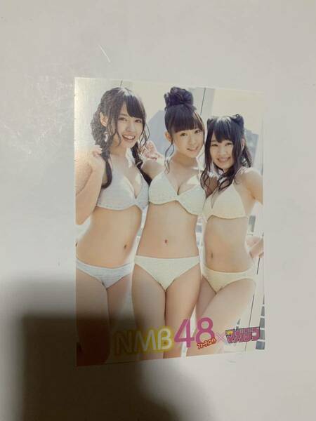 NMB48 渡辺美優紀、小笠原茉由、山田菜々　ポストカード