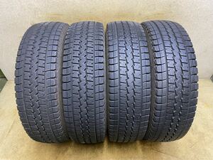 195/80R15（107/105L）LT ダンロップ WINTER MAXX SV01 スタッドレス 中古4本 2021/23年製 バリ山 195/80/15