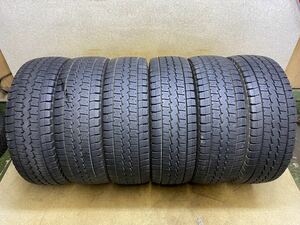 225/70R16（117/115L）LT ダンロップ WINTER MAXX LT03 スタッドレス 中古6本 2018/19年製 バリ山 225/70/16