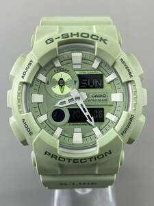 （G23）マニア必見！★CASIO　カシオ　G-SHOCK　5485　GAX-100CSB★ジーショック　腕時計　グリーン　アナデジ★少し使用感あり！