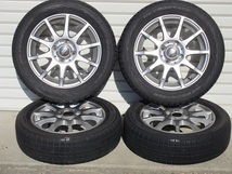 ☆Toyo 155/65Ｒ14　アルミホイールセット PCD100　14Ｘ4.5J　ハブ径：60㎜ _画像1