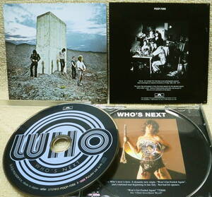 複数でも送料230円●CD ザ・フー The Who's Next 7曲追加 日本盤 対訳掲載 ブックレット2冊付き 無法の世界