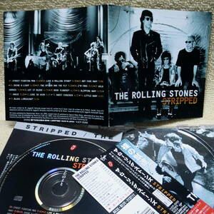 即決！【2点で送料無料】CD ローリング・ストーンズ Rolling Stones Stripped 1995年 アコースティック系 ライヴも 日本盤1曲追加 帯 対訳