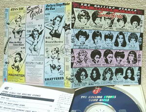 【2点で送料無料】CD ローリング・ストーンズ Rolling Stones 女たち Some Girls ソニー日本盤 対訳掲載 ミス・ユー
