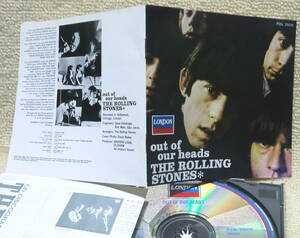 【2点で送料無料】CD ローリング・ストーンズ Rolling Stones Out of Our Heads London日本盤 US編集 対訳掲載 サティスファクション