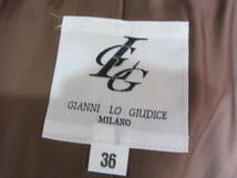 カシミヤ100％ ジャンニロジュディチェ GIANNI LO GIUDICE レディース 36 コート アウター キャメル系 カシミア タ553_画像6