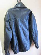 海外ブランド WESTROCK CLOTHING メンズ M 本革 牛革 レザージャケット ブルゾン ジャンパー アウター 黒 ライダース バイク タ607_画像6