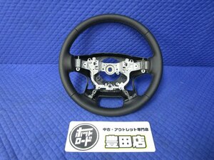 【中古/現状】新車はずし　TOYOTA純正　ランクルプラド 150系 レザーステアリング 品番：GS120-06730