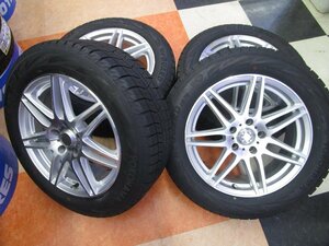 カローラクロス C-HR エスティマ 21年製 中古 スタッドレス 215/60R17 YOKOHAMA ヨコハマ iceGUARD iG70 中古 17インチ RAYS 7J+42 5H114.3