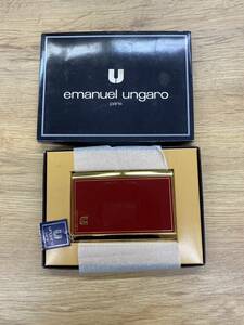 ～新品未使用品～ ウンガロ シガレットケース emanuel ungaro 赤