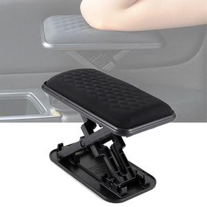 車用 アームレスト 貼り付けタイプ 肘置き 肘掛け 低反発パッド 疲労軽減 取付簡単 調整可能 ドア 車内 汎用