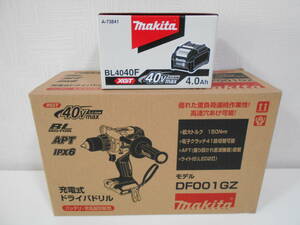 新品! 送料込! マキタ 40Vmax 充電式ドライバドリル DF001GZ + リチウムバッテリー BL4040F セット