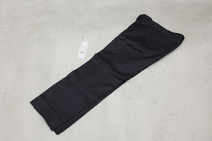 23SS COMOLI/COTTON GABARDINE WORK PANTS/黒2/新品未使用/コモリ コットンギャバワークパンツ