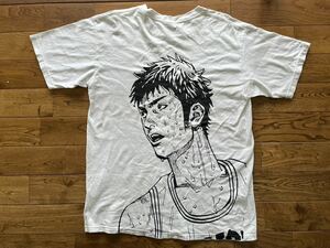 送料¥185 漫画スラムダンク三井寿プリント井上雅彦展限定ビンテージTシャツM