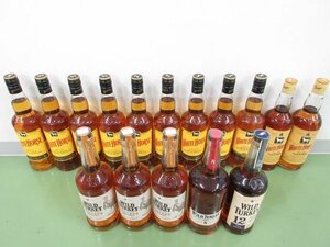 未開栓 洋酒 ホワイトホース / ワイルドターキー 700ml 16本セット スコッチウイスキー 送料無料