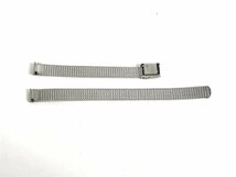 1円～ 未使用品 OMEGA オメガ ベルト SS ステンレススチール 6009 バンド幅約0.9cm ① F12-76_画像5